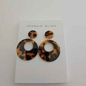 sparkle and bling earings‎